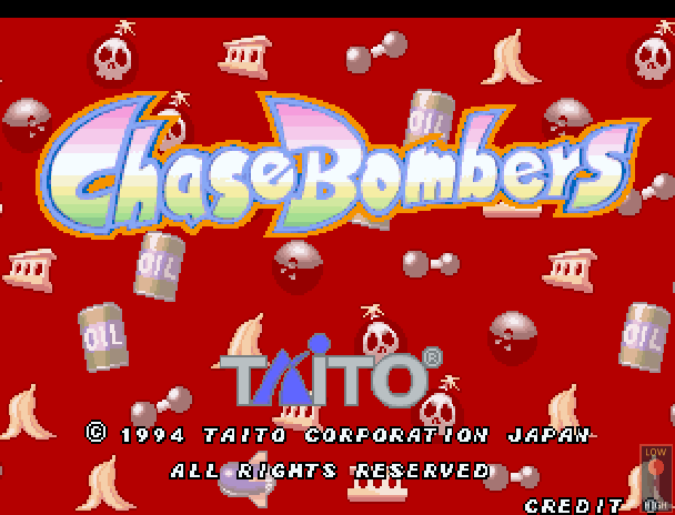 Chase Bombers Title Screen